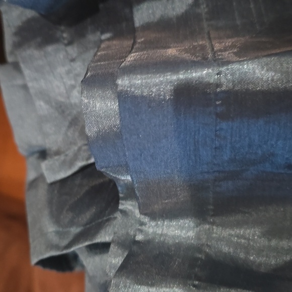 RJ Designer's Collection Teal Drape Panels (1 Set of 2 Panels) - Picture 3 of 4